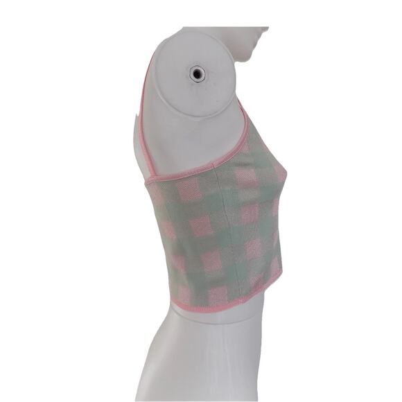 Zara cropped camisole cami tank knit top size Medium - Picture 4 of 8